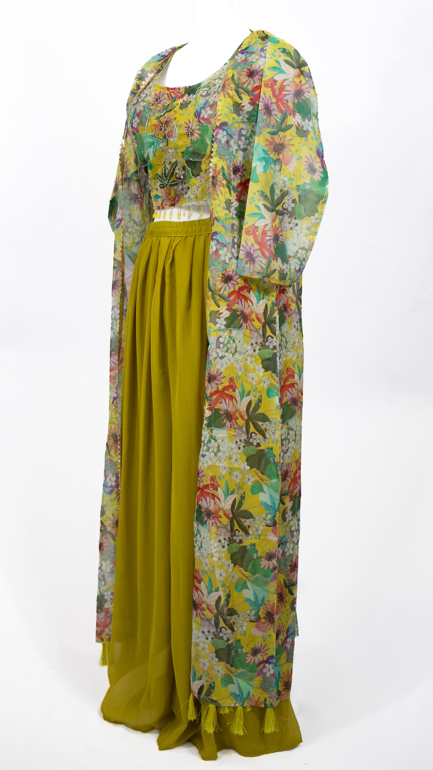 Green Shrug Set