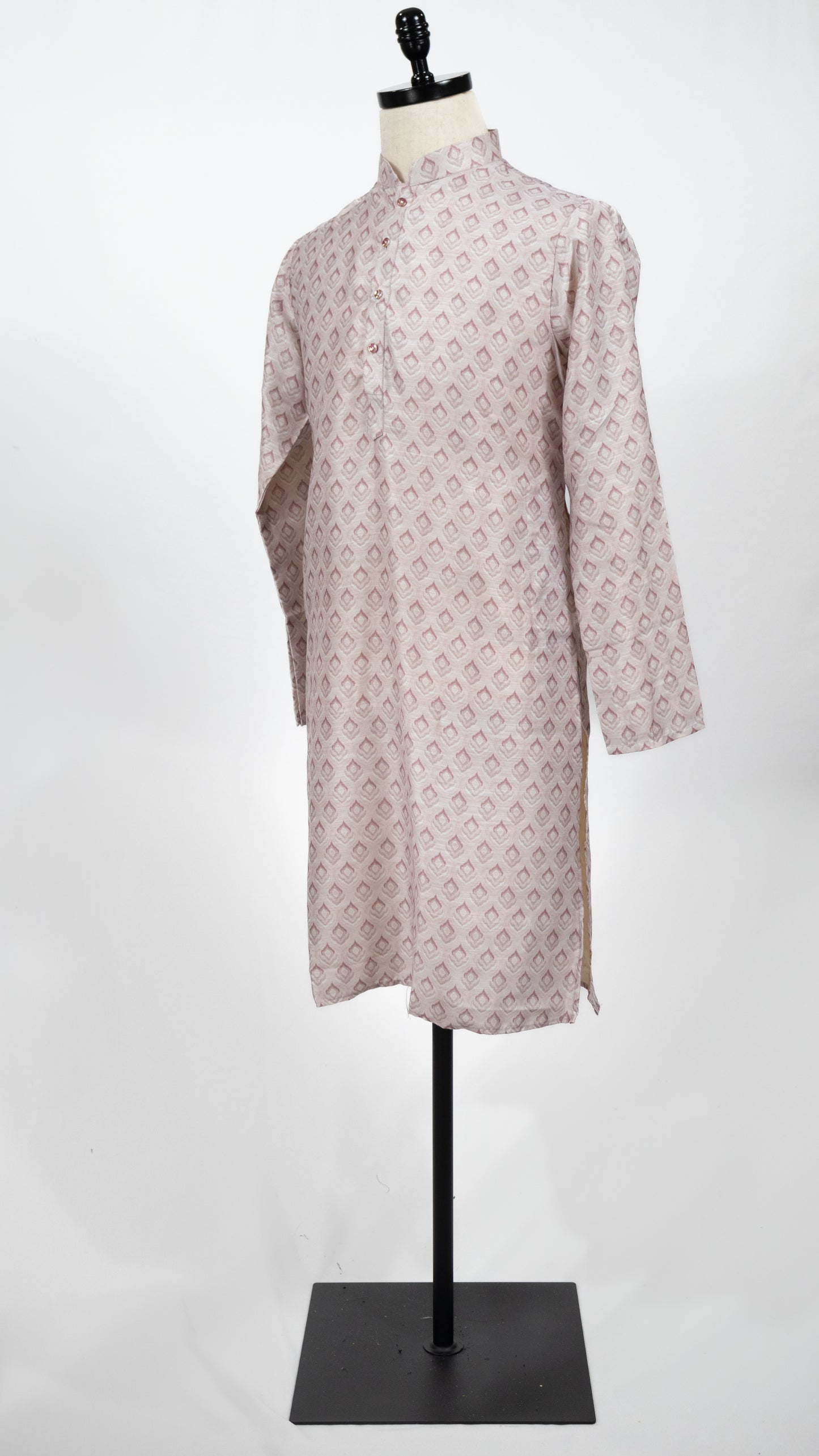 Light Gray Printed Kurta Set