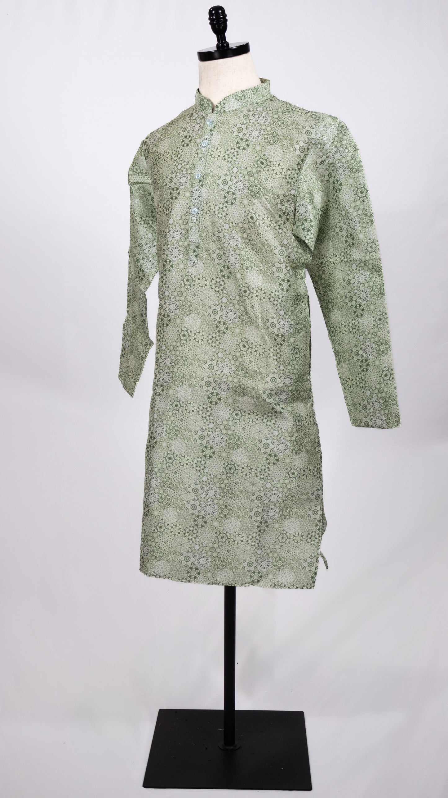 Light Green Printed Kurta Set