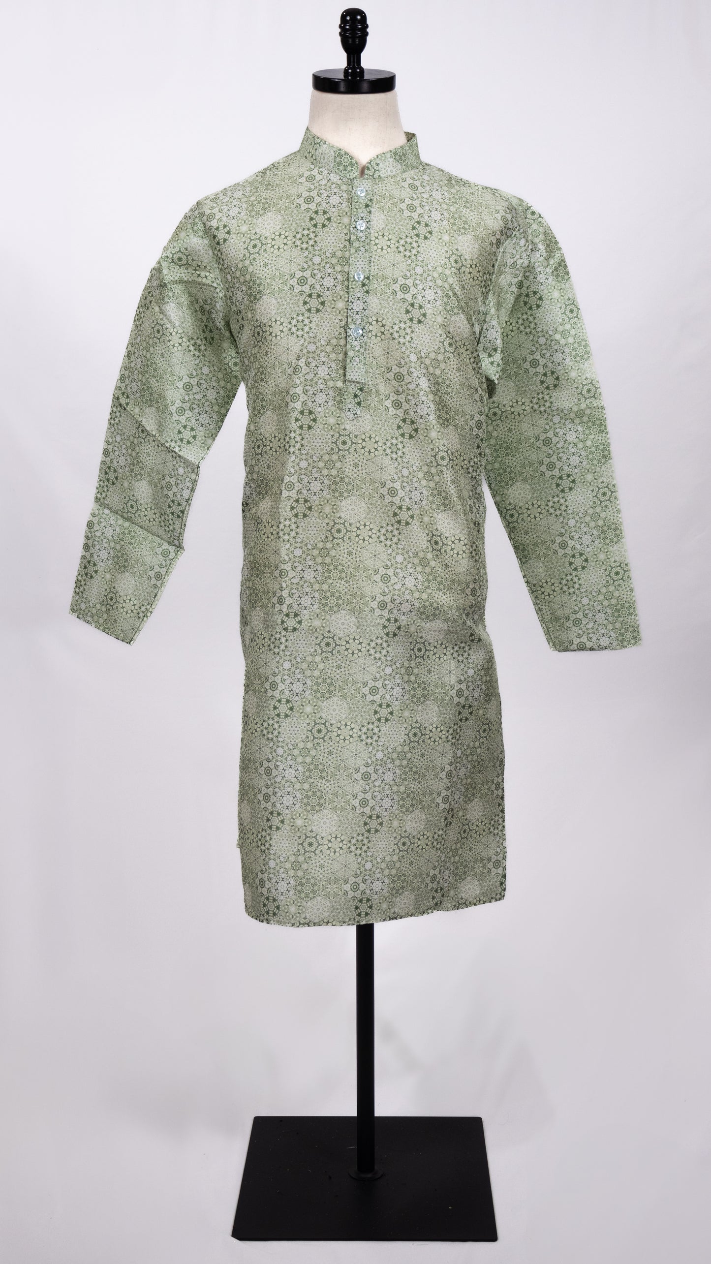 Light Green Printed Kurta Set