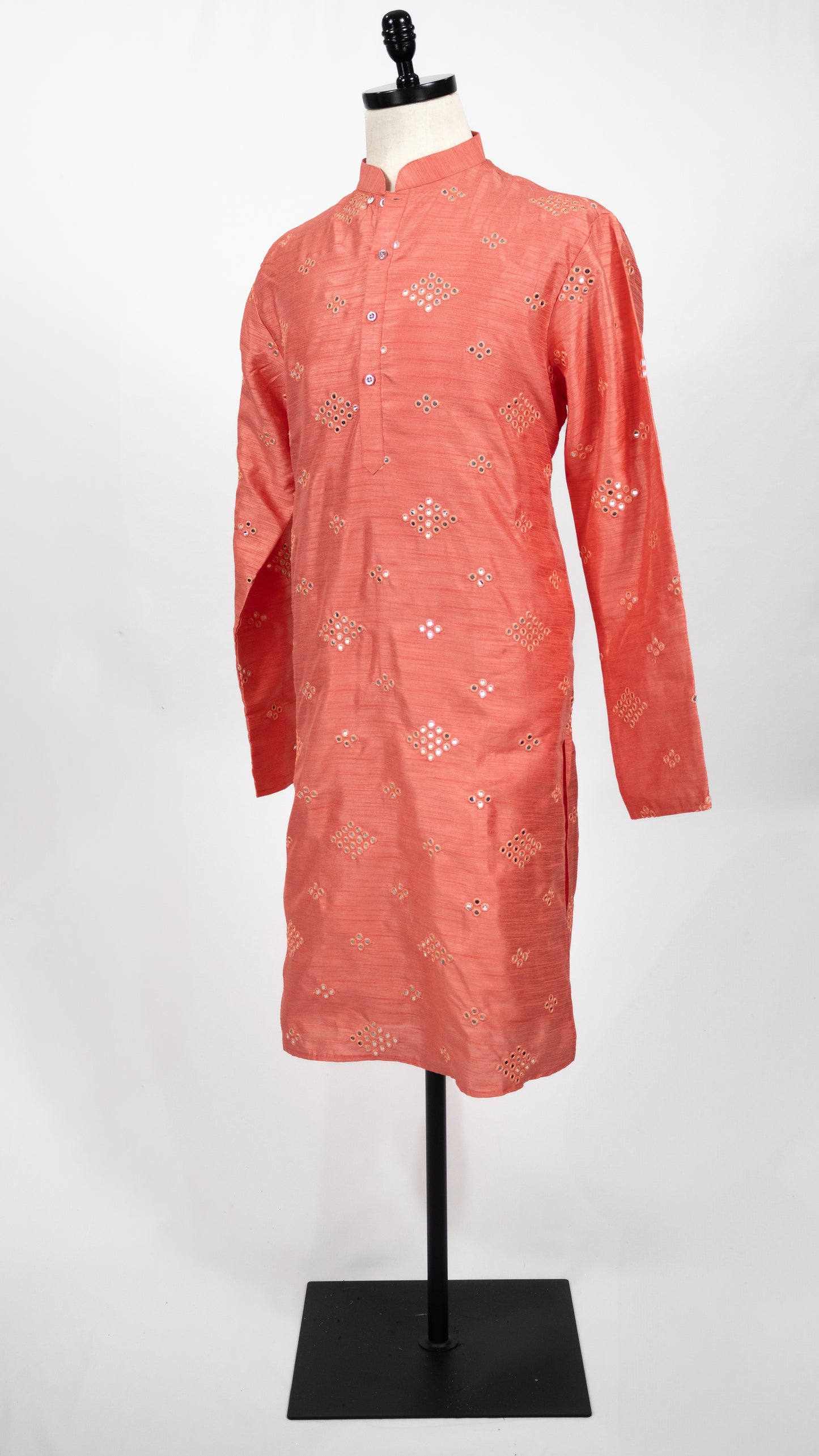 Peach Pink Kurta Set