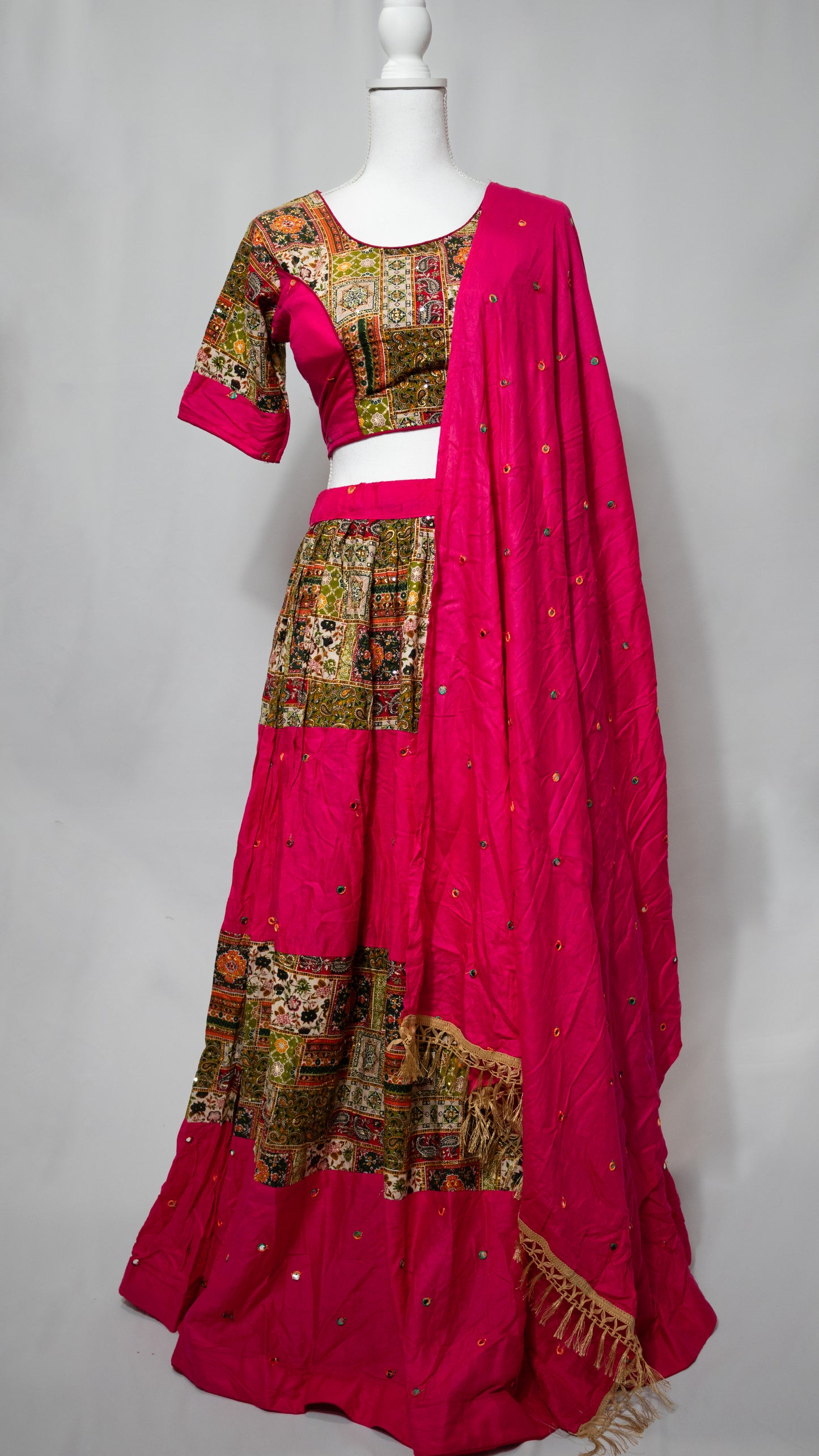 Pink Pattern Chaniya Choli