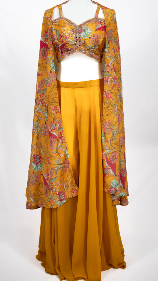 Floral Printed Palazzo Set