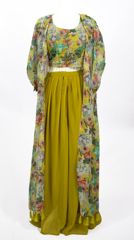 Green Shrug Set