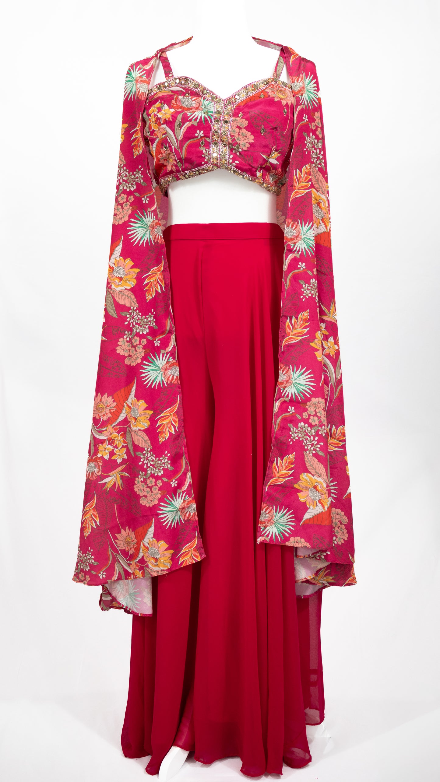 Rani Pink Shrug Set